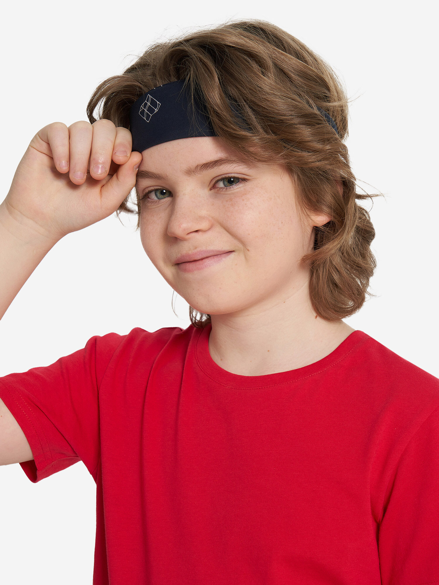 Бандана OUTVENTURE для мальчиков, размер one size, синий/белый — фото 1