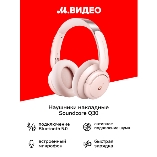 Наушники полноразмерные Bluetooth Soundcore Life Q30 Blue (A3028)
