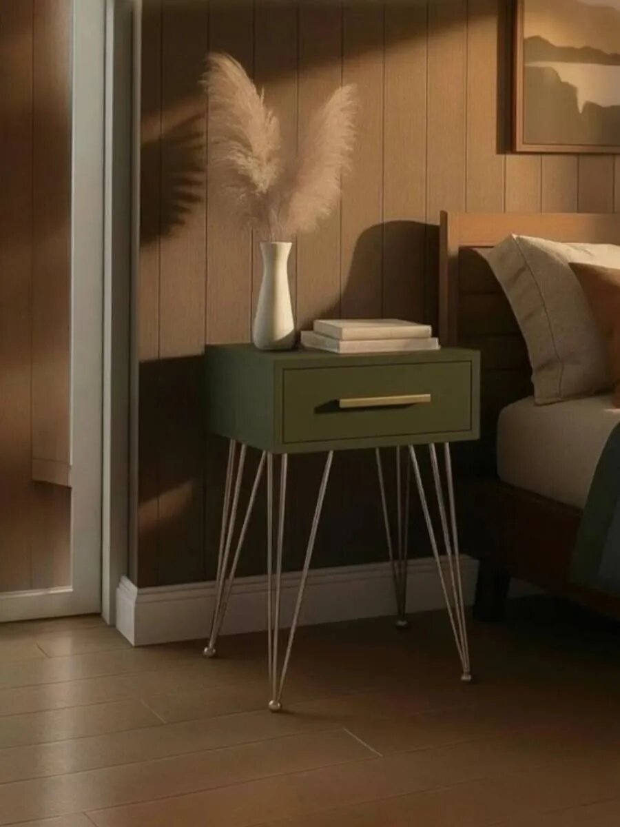 Тумба Ночка с ящиком в стиле лофт