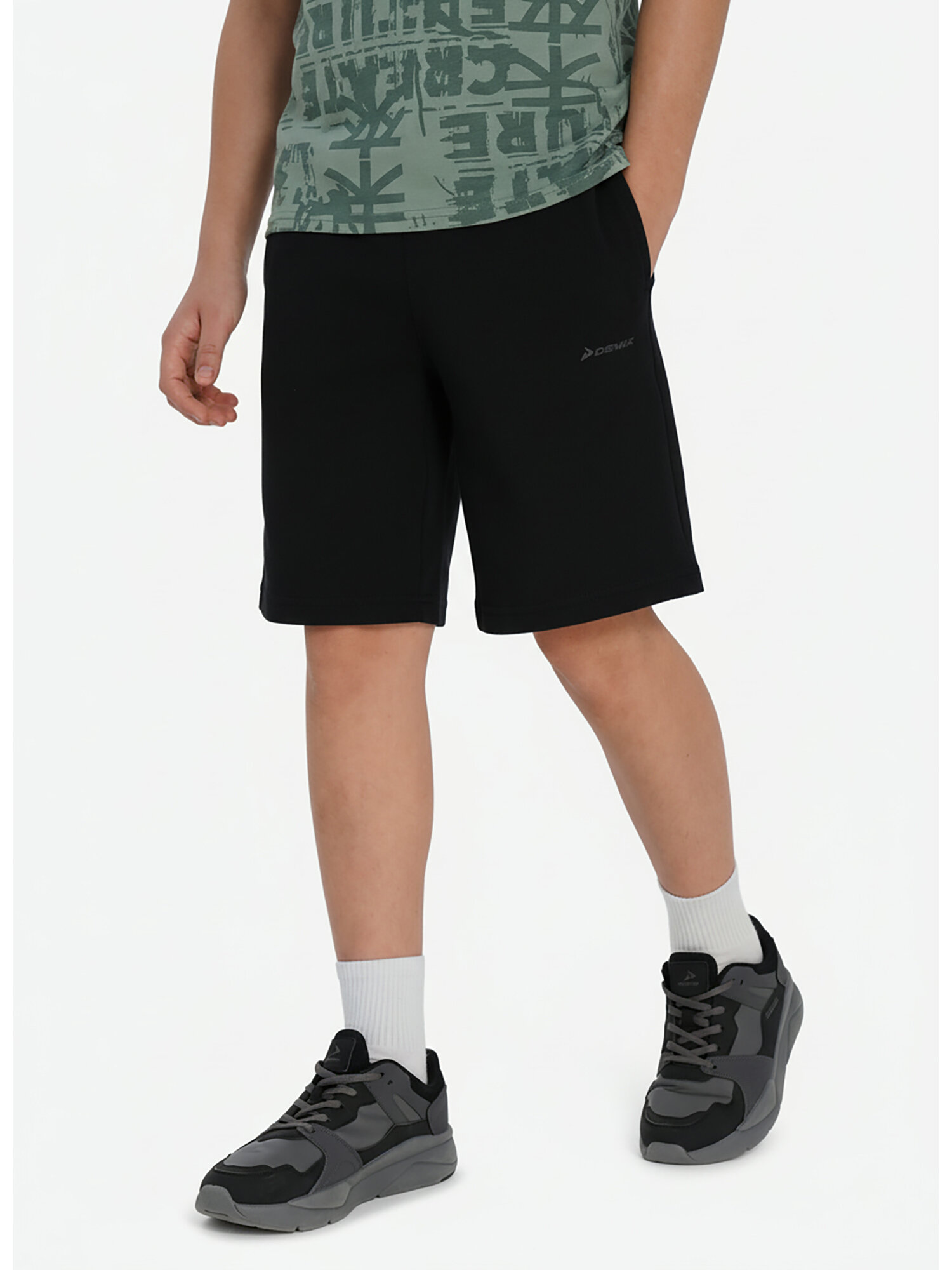 Шорты Demix, размер 164-170, черный — фото 1