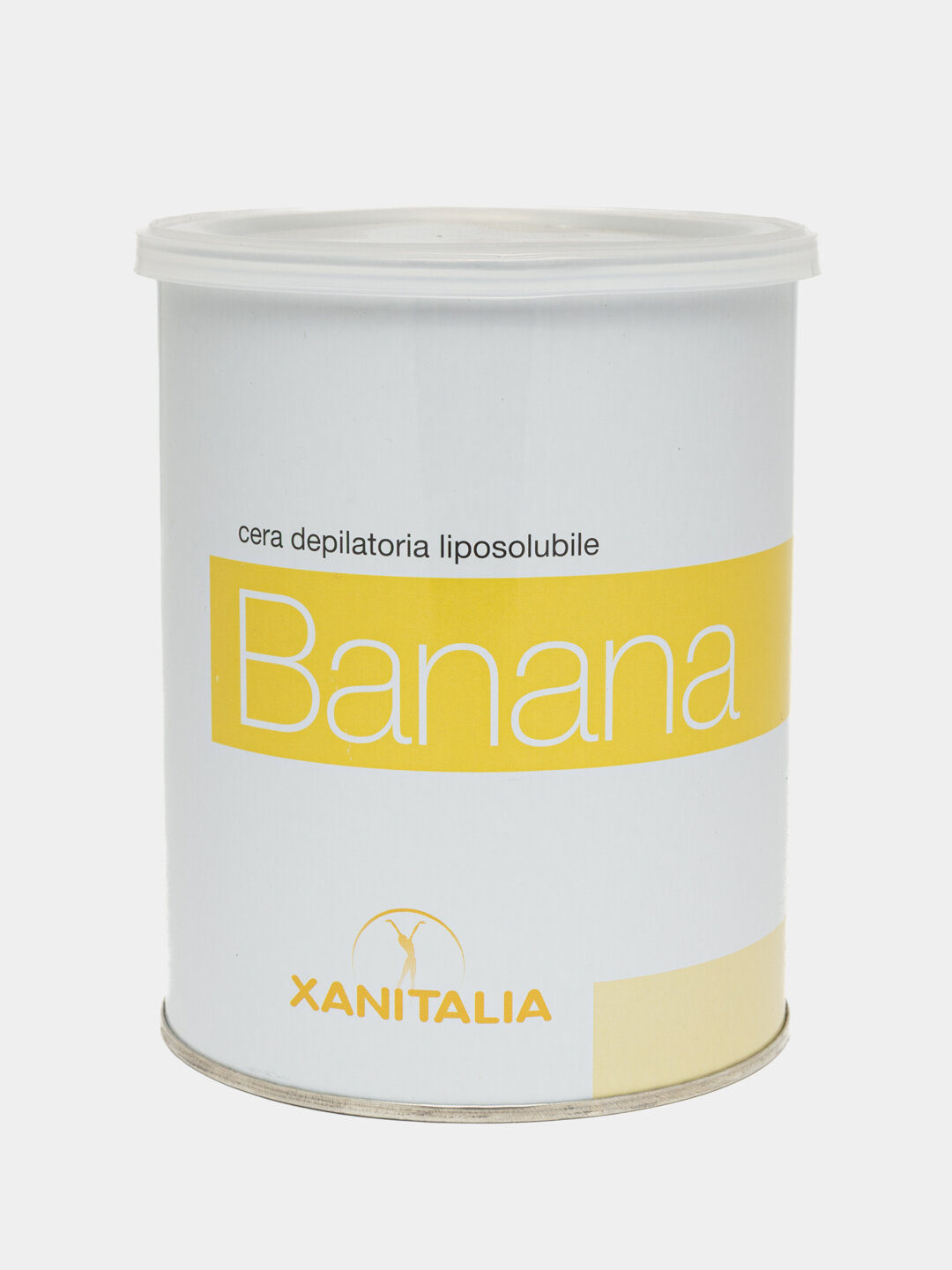 Воск для депиляции Xanitalia, в банке, 800мл, Банан, желтый/белый