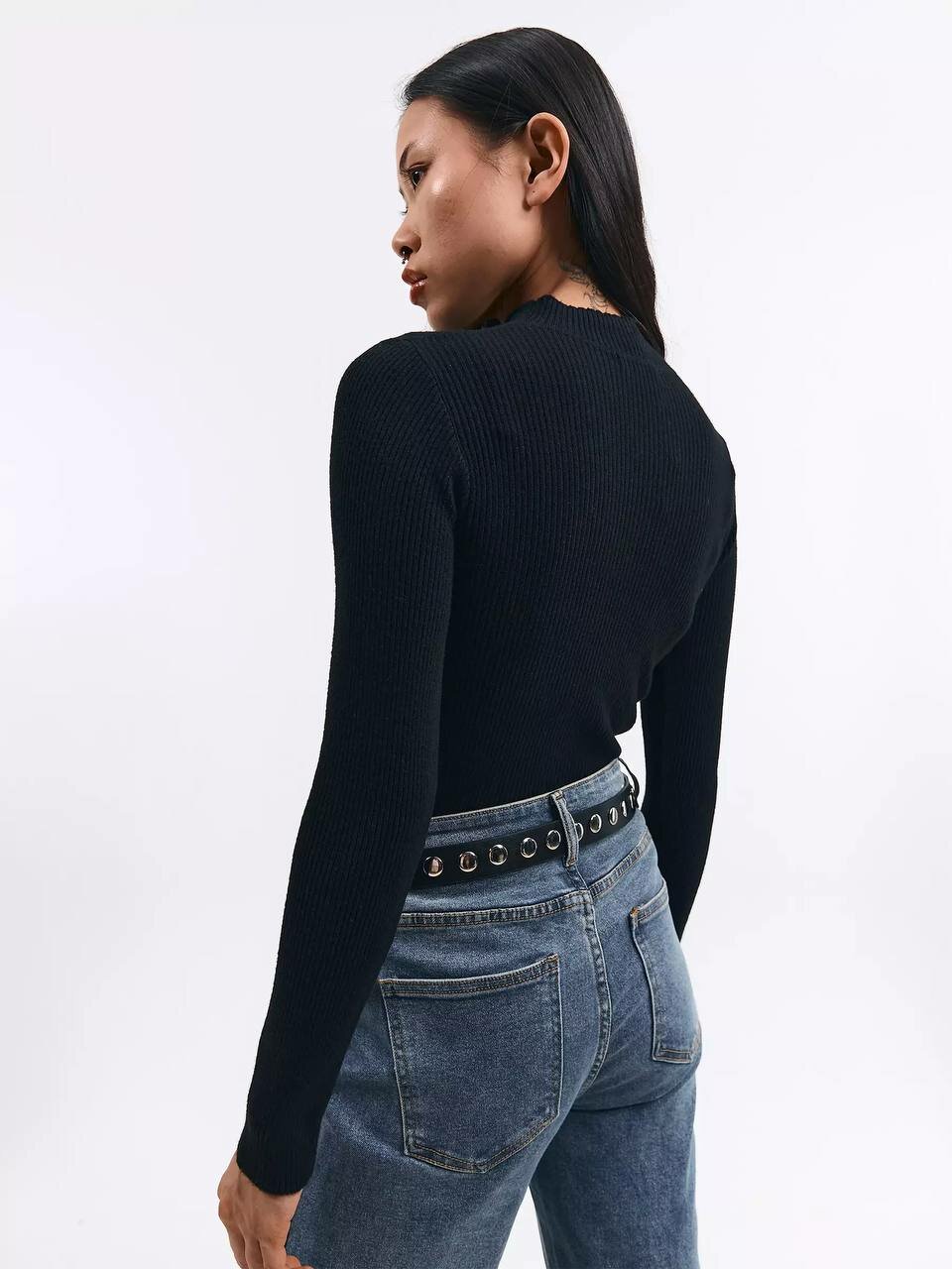 Водолазка , размер OneSize, черный — фото 1