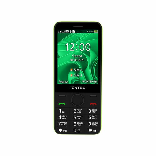 Fontel FP320, 2 SIM, черный