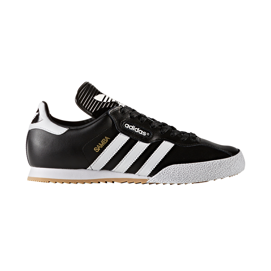 Adidas black & shop white samba rose trainers