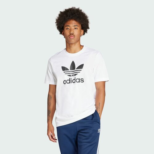 Футболка adidas Originals, размер L, белый adidas originals adicolor essential trefoil