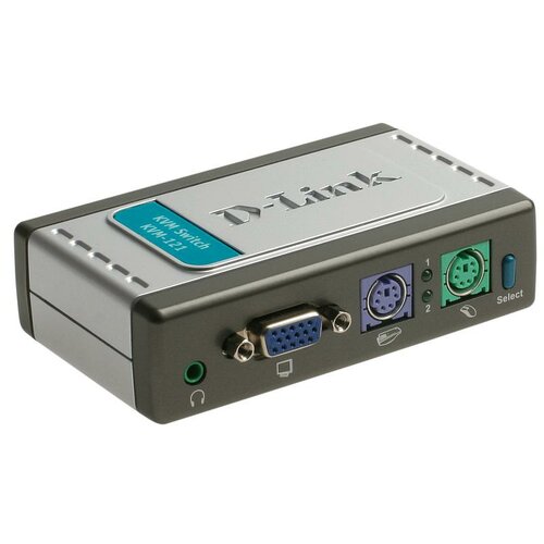 KVM-переключатель D-Link KVM-121/A переключатель d link kvm 121 kvm 121 b1a