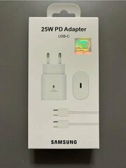 Адаптер 25W PD USB-C белый