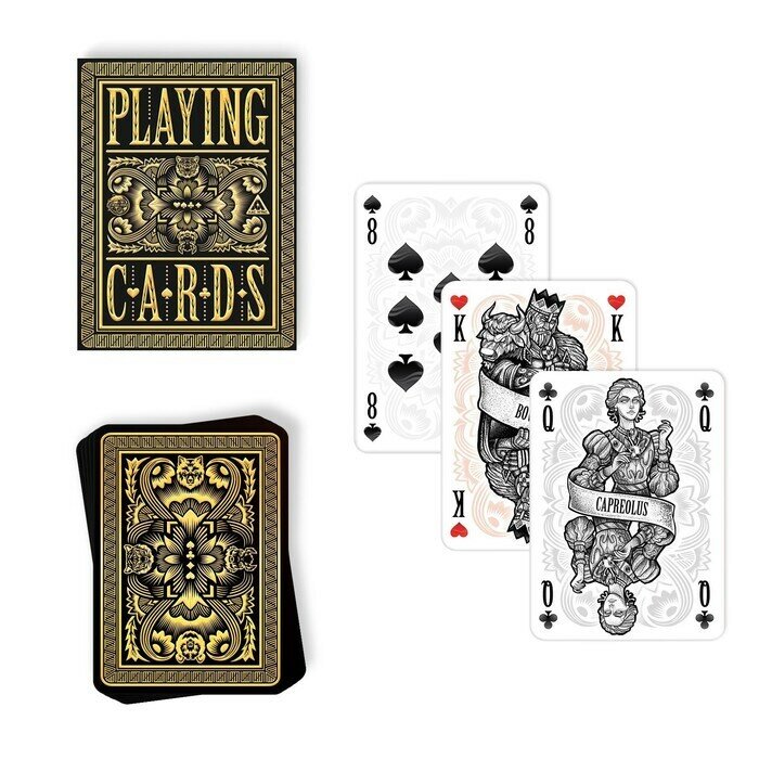 Карты игральные Китай Playing cards средневековье, 54 шт