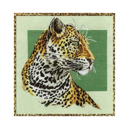 Набор для вышивания «Panna» Ж-0664 Леопард,31,5х31,5 см набор для вышивания panna j 0664 ж 0664 леопард