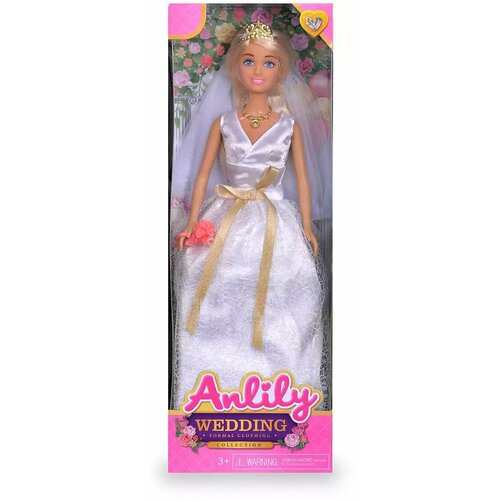 Кукла 98033 Невеста с аксессуарами игрушка кукла невеста с платьями и аксессуарами арт 2081012