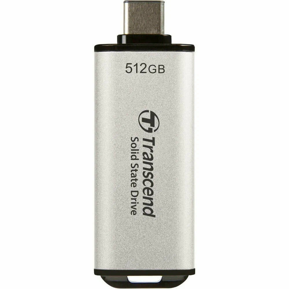 Внешний жесткий диск 512GB Transcend ESD300 TS512GESD300S серебристый USB-C - фото №4