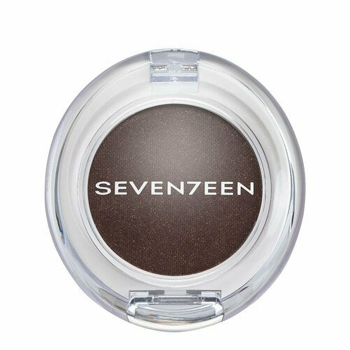 Seventeen Тени компактные, silky shadow satin, оттенок 210, коричневая слива