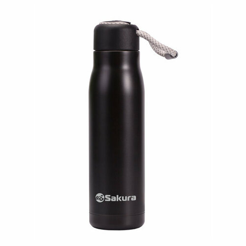 Термобутылка Sakura TM-06-500BK 05л Черный лед 790₽