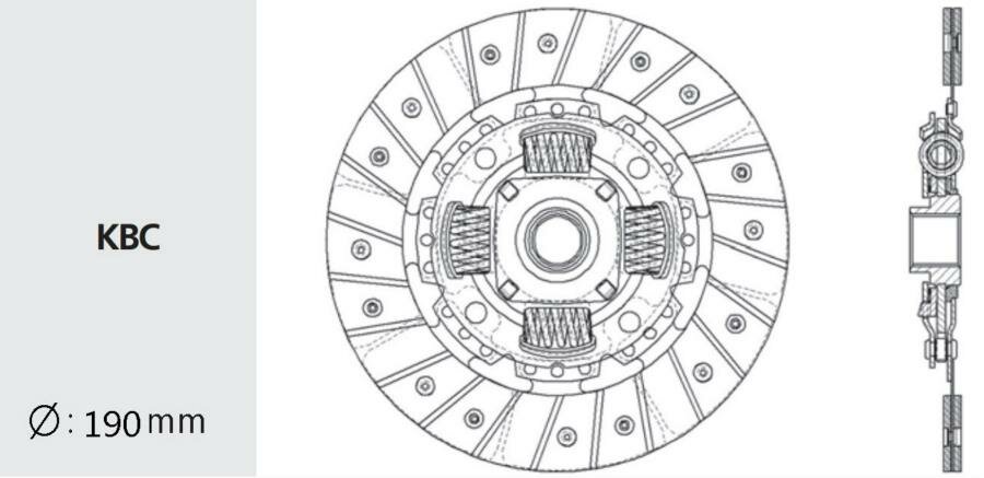 VALEO PHC LD-01 Диск сцепления LADA: SAMARA 1.1-1.5 91-