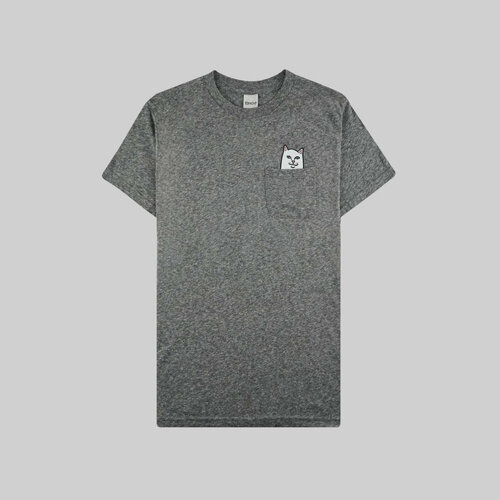 мужская футболка ripndip lord nermal smokey pocket Футболка RIPNDIP RND0412W, размер XL, серый
