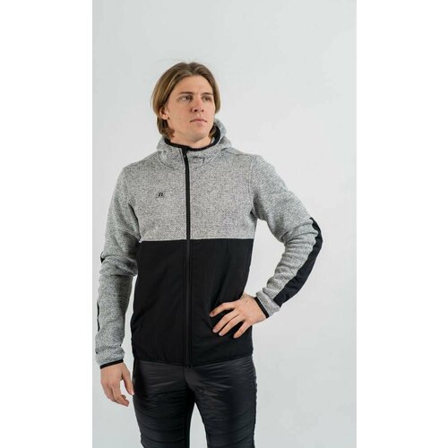 Толстовка спортивная размер 54-56, серый fleece jacket men 2020 new autumn and winter warm jacket men outdoor sports mountaineering fleece jacket men