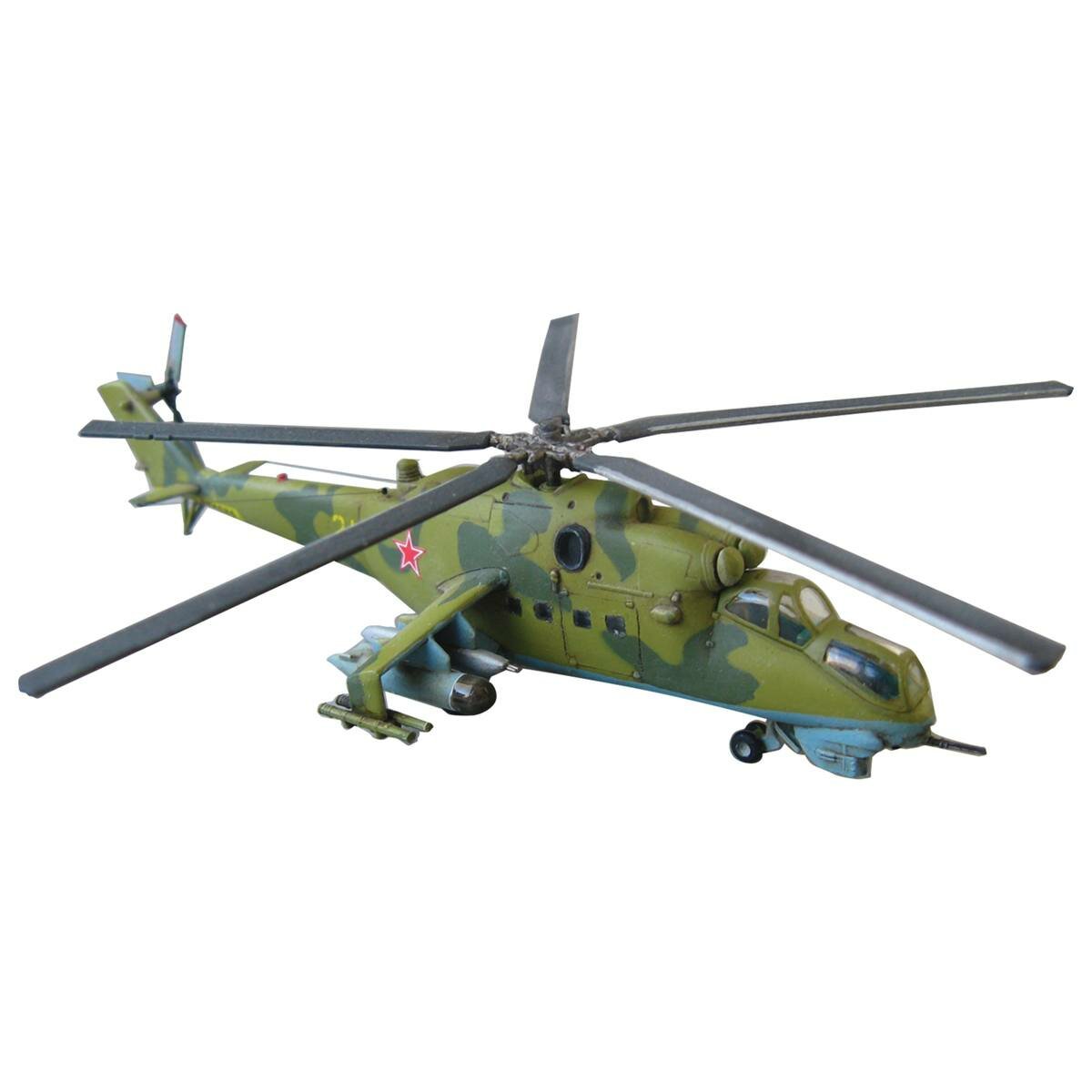 ZVEZDA Сборная модель Советский ударный вертолёт Ми-24В - фото №20