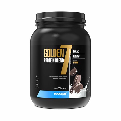 Протеин многокомпонентный для похудения Maxler Golden 7 Protein Blend 2 lb 907г Печенье с кремом