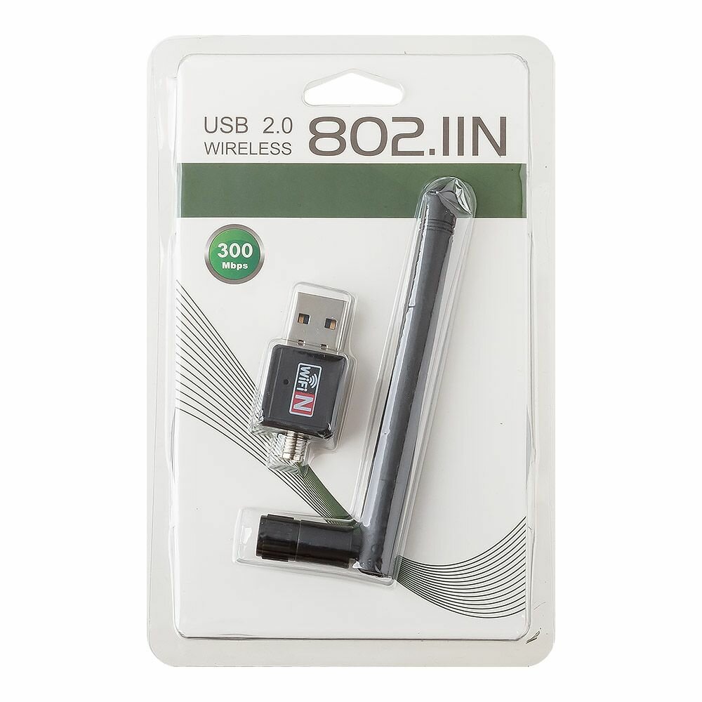 USB Wi-Fi адаптер для ПК 300 Mb/s 80211n