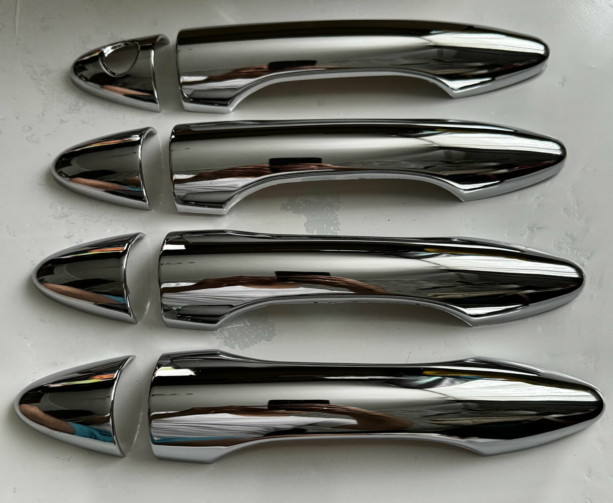 Хромированные накладки наружных ручек дверей для Хендай ix-35