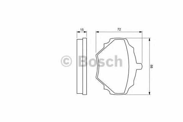 Тормозные колодки Bosch - фото №8