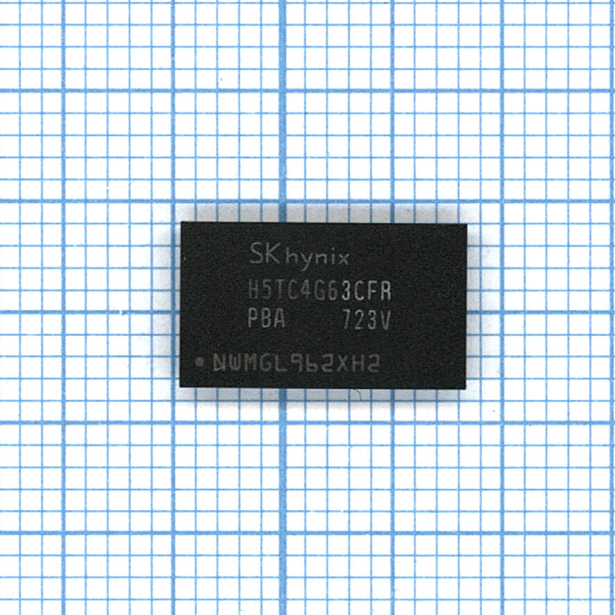 Микросхема памяти H5TC4G63CFR с разбора