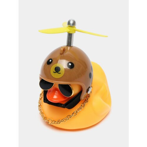 Игрушка Утка в шлеме и очках с пропеллером в машину Цвет Бежевый 599₽