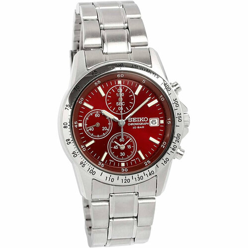 фото Наручные часы seiko, красный