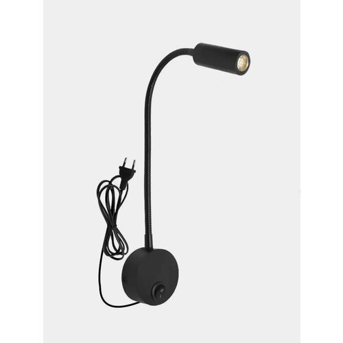 Светильник бра светодиодный настенный гибкий Температура свечения 4000к Цвет Черный 3299₽