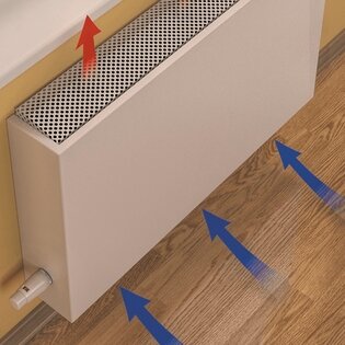 фото Конвектор Varmann PlanoKon PSOD 120.400.500 RAL9016, подключение сбоку