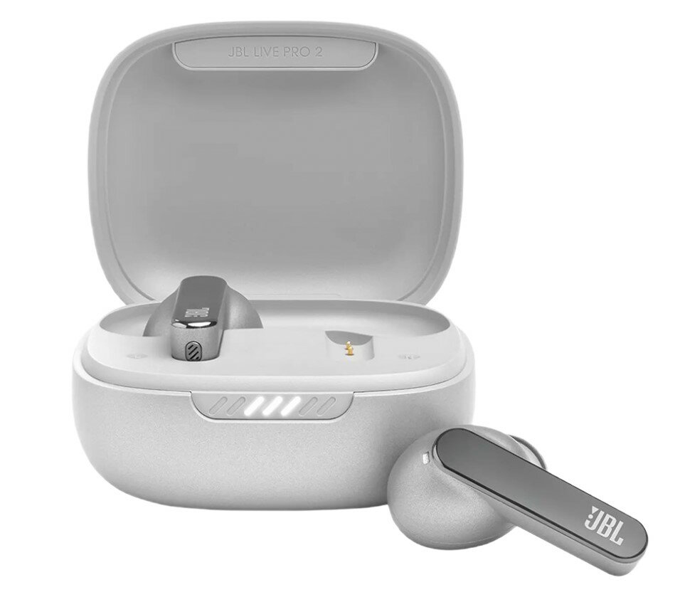 Беспроводные наушники JBL Live Pro 2, USB Type-C, Silver