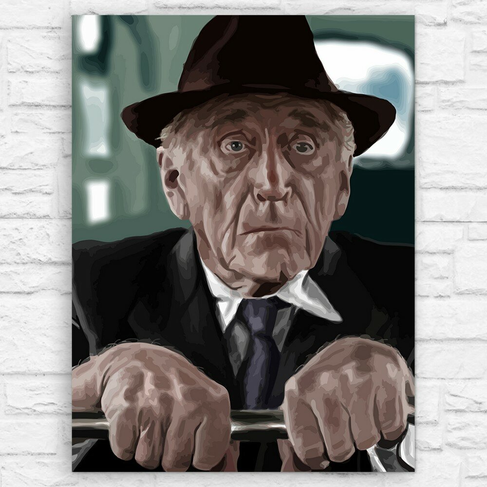 Картина по номерам на холсте фильм Побег из Шоушенка (Brooks was here) - 13698 В 60x80