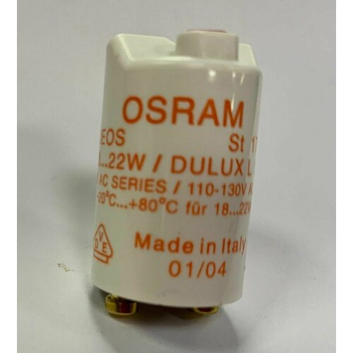 Стартер-предохранитель ST172 DEOS 18-22W OSRAM (уп.4шт.)
