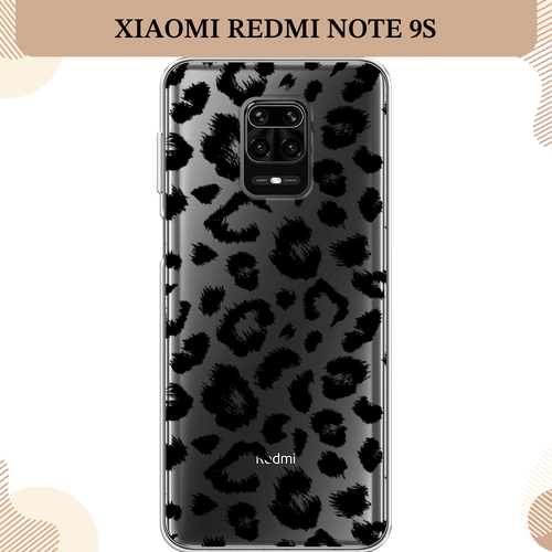Силиконовый чехол Окрас леопарда фон на Xiaomi Redmi Note 9S/9 Pro / Сяоми Редми Нот 9S, прозрачный матовый силиконовый чехол окрас леопарда фон на xiaomi redmi note 9s сяоми редми нот 9s