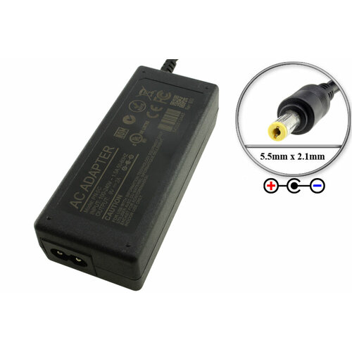 Адаптер блок питания 9V 2A 18W 55mm x 21mm отр полярность PSB-1U PNB-1UC AR-100 AR-200 отд шнур для синтезатора Roland гитарных педалей примочек принтера Dymo и др 1810₽