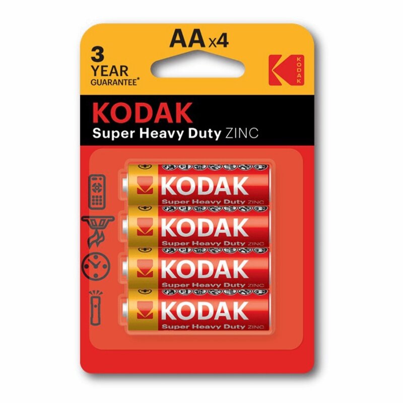 Элементы питания Kodak Heavy Duty R06-4 блистер/