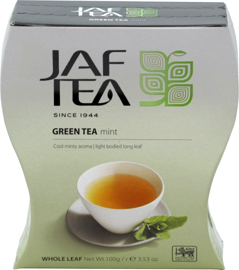 Чай Джаф зелёный Мята 100г Jaf Tea