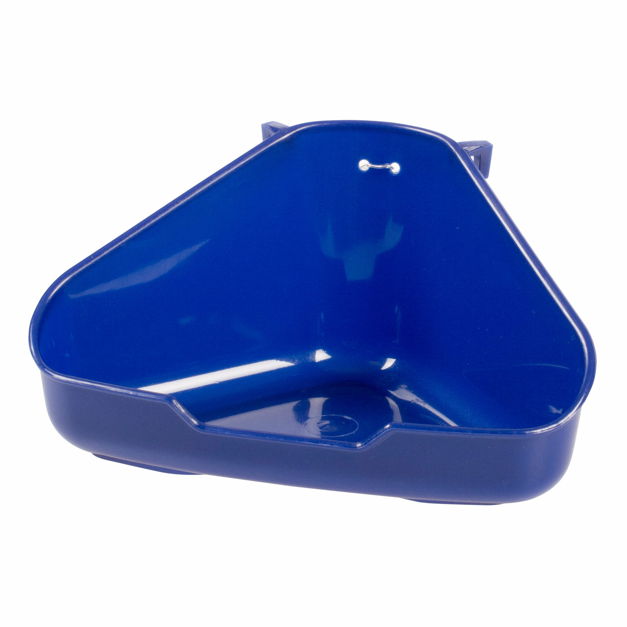 Лоток для грызунов Duvo+ пластиковый угловой 37,5 х 26,5 х 15,5 см синий
