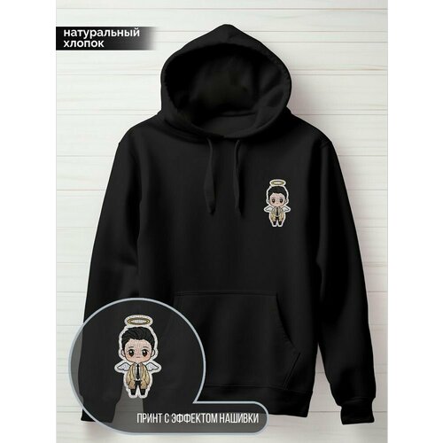 фото Худи hypnotica, размер 3xs, черный