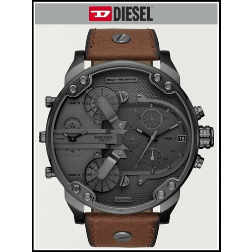 фото Наручные часы diesel, коричневый