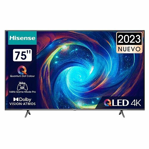 Телевизор HISENSE 75 4KHotelUHD QLED 3840x2160 2160p TV Bluetooth Wi-Fi Direct VIDAA черный серый 75E7KQPRO 12499900₽