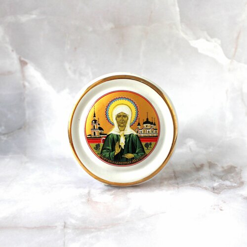 Икона Матрона Московская, медальон на ножке