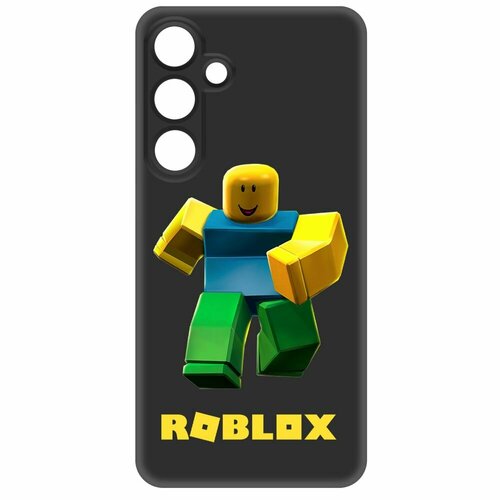 Чехол-накладка Krutoff Soft Case Roblox-Классический Нуб для Samsung Galaxy S24 черный чехол накладка krutoff soft case roblox классический нуб для samsung galaxy a05 черный