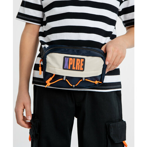 Сумка поясная Button Blue синий 1279₽