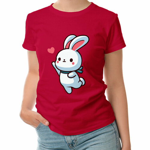 фото Футболка roly, размер m, красный