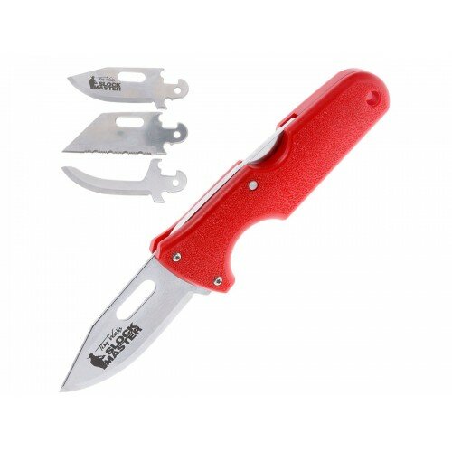 Нож Cold Steel Click N Cut Slock Master Skinner 3 клинка 420J2 ABS CS-40AT Cold Steel CS-40AT