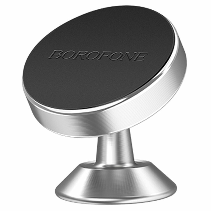 Автомобильный держатель BOROFONE BH5 Platinum, магнитный, на приборную панель, серебряный