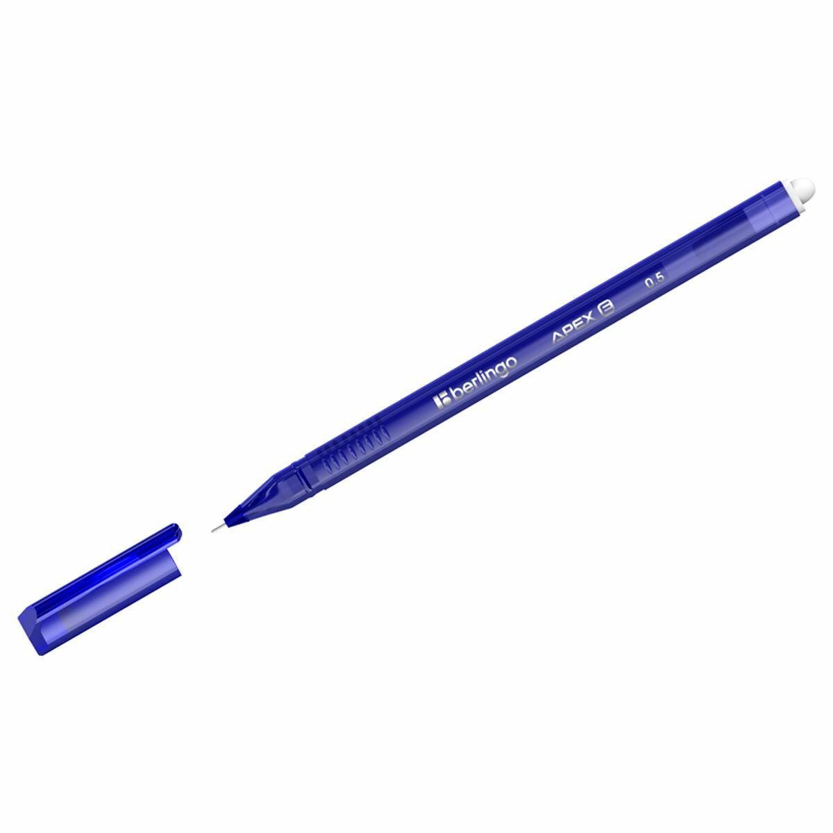 Ручка гелевая стираемая Berlingo "Apex E" синяя, 0,5мм, трехгранная (1 шт)