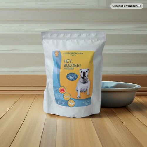 Корм сухой для собак брахицефальных пород, с говядиной, 1кг