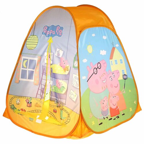 Палатка детская Играем вместе Свинка Пеппа 318525 играем вместе игровая палатка лео и тиг 81 х 90 х 81 см в сумке